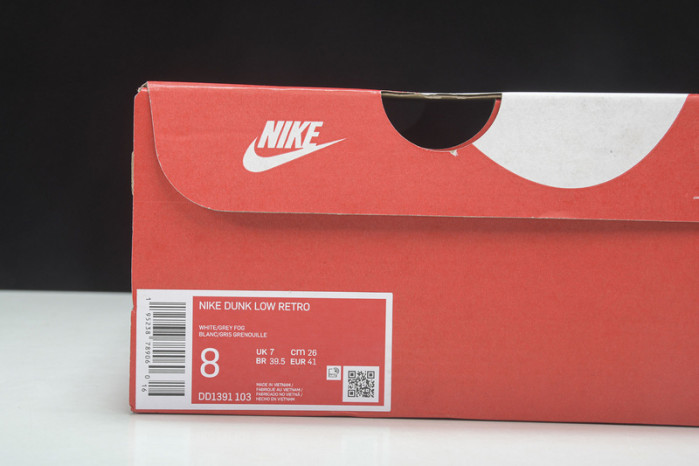 nike dunk low grey fog - dd1391-103