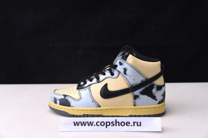 nike dunk high 1985 black acid wash - dd9404-700