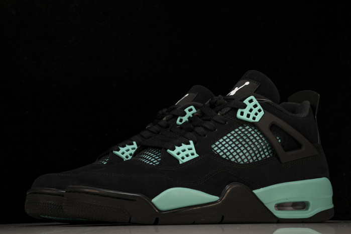 air jordan 4 black tiff any green bq7669-132