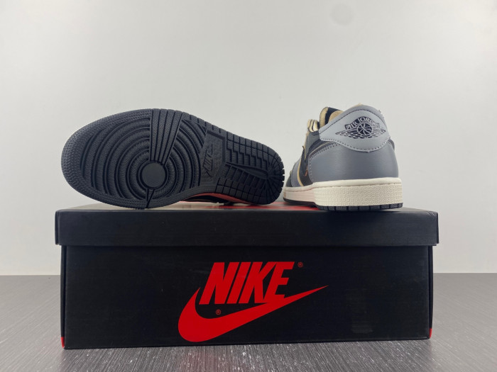 jordan 1 low og ex black smoke grey - dv0982-006