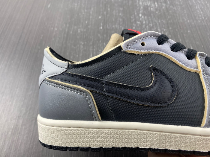 jordan 1 low og ex black smoke grey - dv0982-006