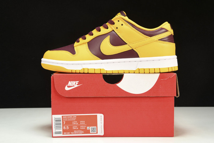 nike dunk low arizona state - dd1391-702