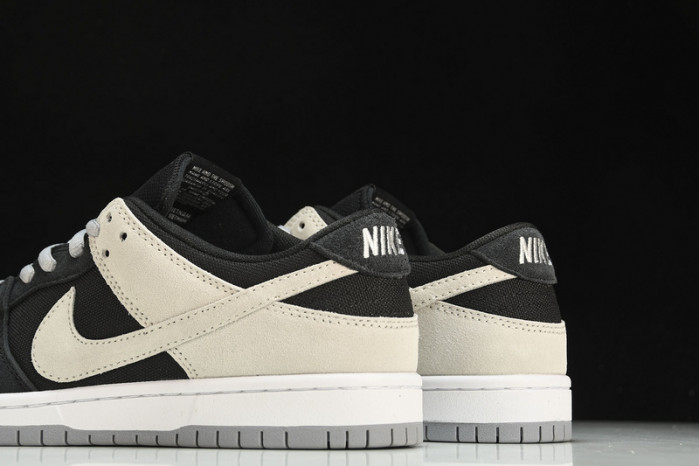 sb zoom dunk low pro black wolf grey white 854866-001