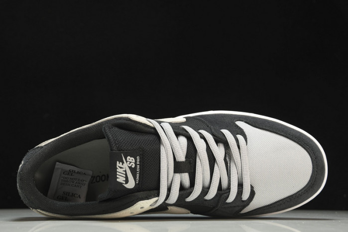 sb zoom dunk low pro black wolf grey white 854866-001