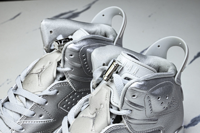 Jordan 6 Retro PSG Paris Saint-Germain Silver -IQ5135-001