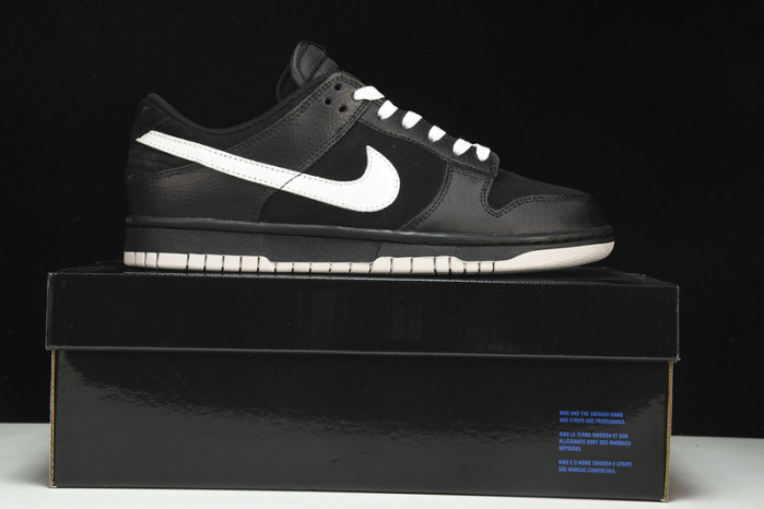 nike dunk low black electrolime white - 318020-031