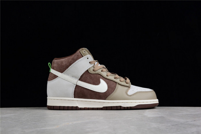 nike dunk high light chocolate - dh5348-100