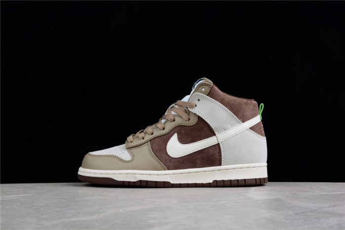 nike dunk high light chocolate - dh5348-100