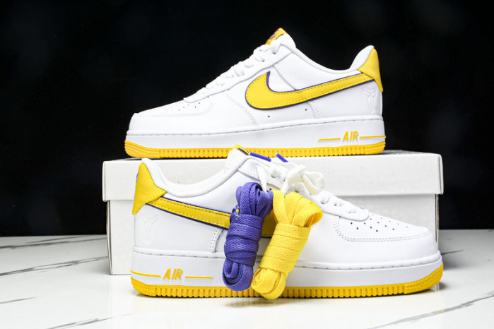 Nike Air Force 1 Low Retro QS Kobe Bryant Lakers Home FZ1151-100