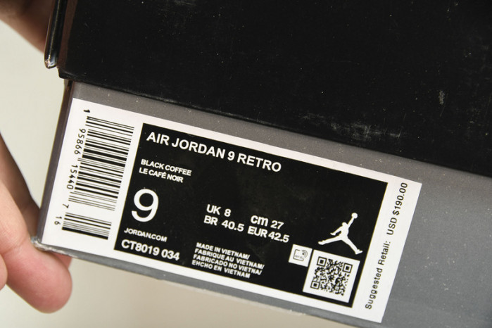 air jordan 9 olive concord ct8019-034