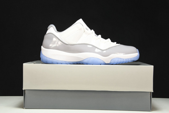 air jordan 11 low "cement grey" av2187-140