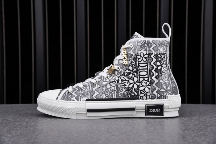 d1r* b23 oblique high top sneakers kickze dr-11