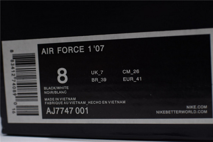 air force 1 low utility black white - aj7747-001