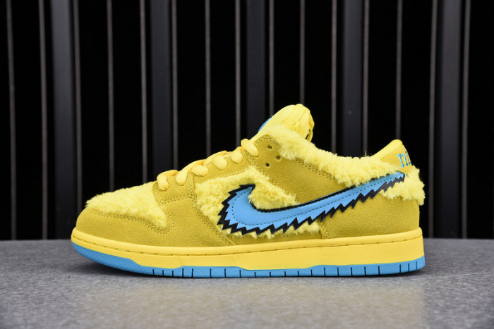 grateful dead x dunk low sb ''yellow bear'' - nike - cj5378-700