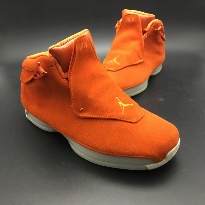 jordan 18 retro campfire orange - aa2494-801