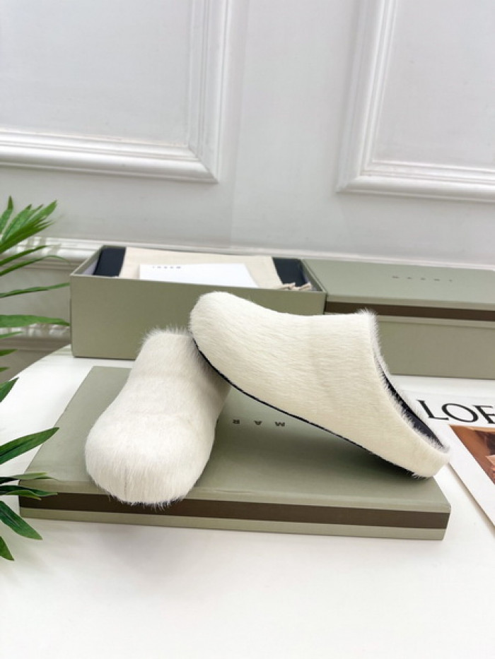 ma slide white fussbett sabot loafers copshoe mar-05