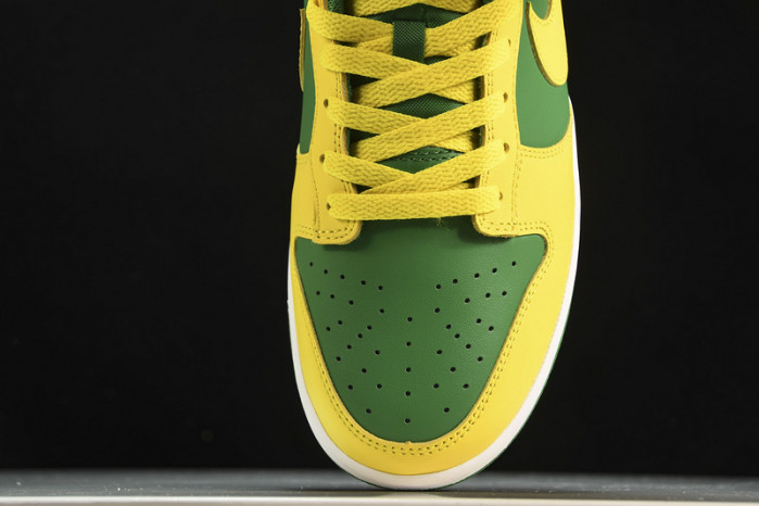 nike dunk low retro reverse brazil - dv0833-300