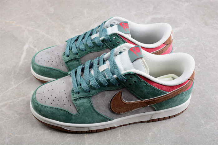 oT0mo katsuhiro x nike sb dunk low steamboy ost green red brown st1391-203