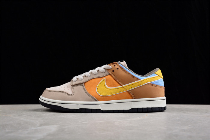 oT0mo katsuhiro x nike sb dunk low steamboy ost brown gold orange lf0039-018