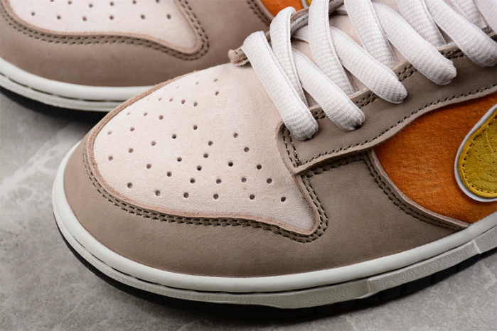 oT0mo katsuhiro x nike sb dunk low steamboy ost brown gold orange lf0039-018
