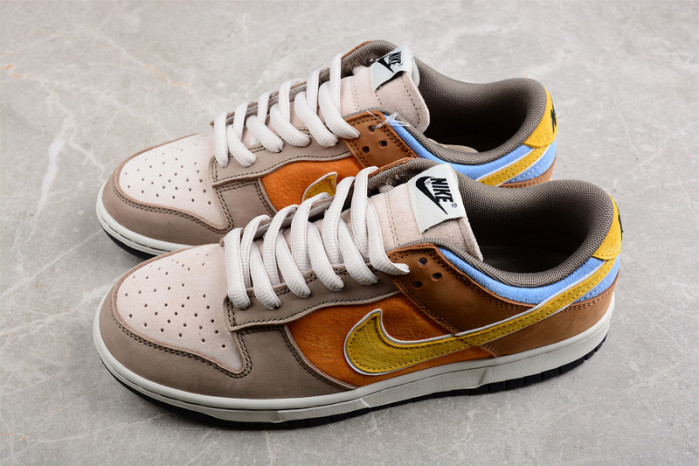 oT0mo katsuhiro x nike sb dunk low steamboy ost brown gold orange lf0039-018