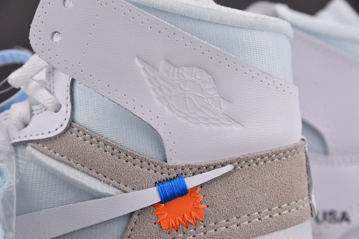0F Virgil Abloh Archive VAA Air Jordan 1 "Alaska" AA3834-100