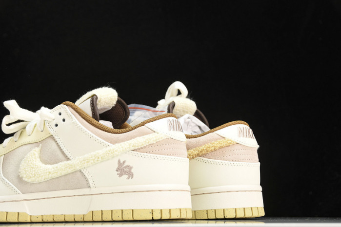 nike dunk low year of the rabbit brown fd4203-211