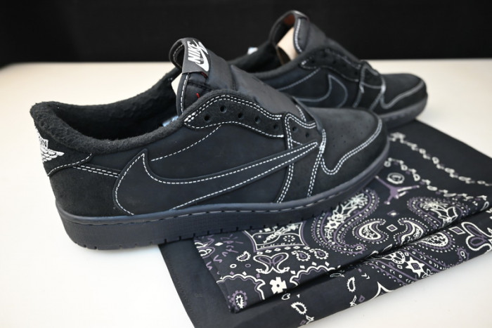 travis scott x air jordan 1 low og black/phanT0m dm7866-001