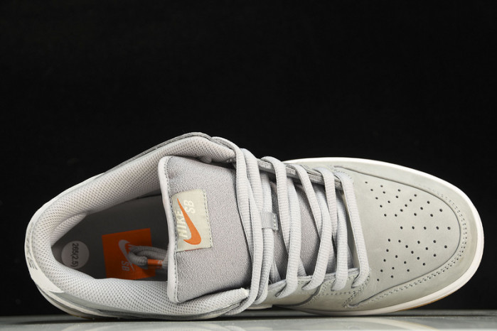 nike sb dunk low pro iso orange label wolf grey gum dv5464-001