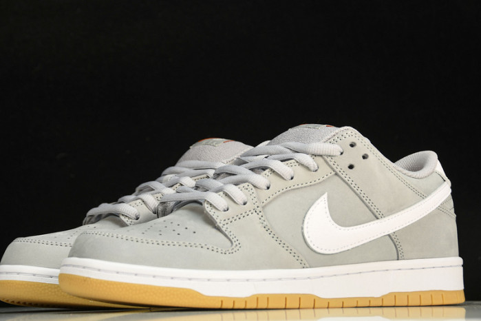 nike sb dunk low pro iso orange label wolf grey gum dv5464-001