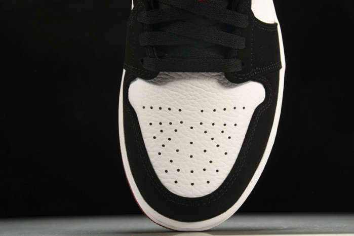 jordan 1 low black toe - 553558-116