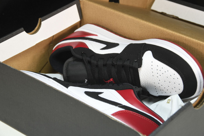 jordan 1 low black toe - 553558-116