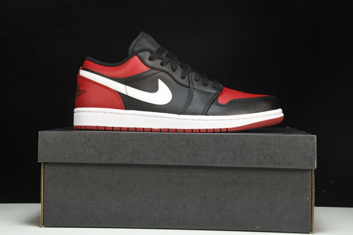 jordan 1 low alternate bred toe - 553558-066