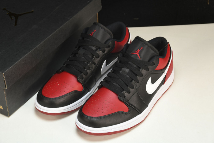 jordan 1 low alternate bred toe - 553558-066