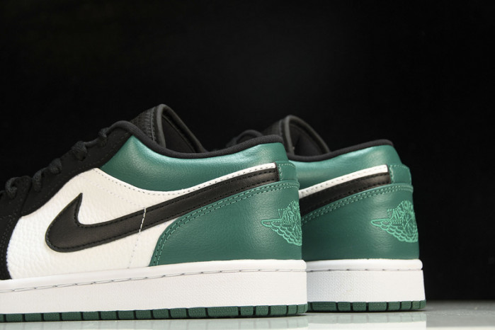 jordan 1 low white black mystic green 553558-113