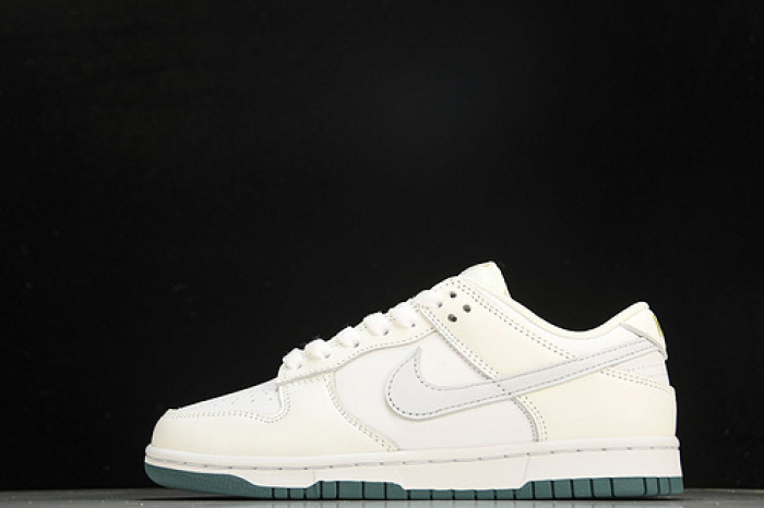 dunk low gs ''white grey teal'' - nike - fd9911-101