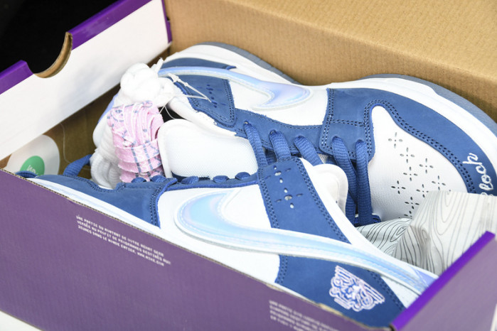 born x raised x nike sb dunk low fn7819-400