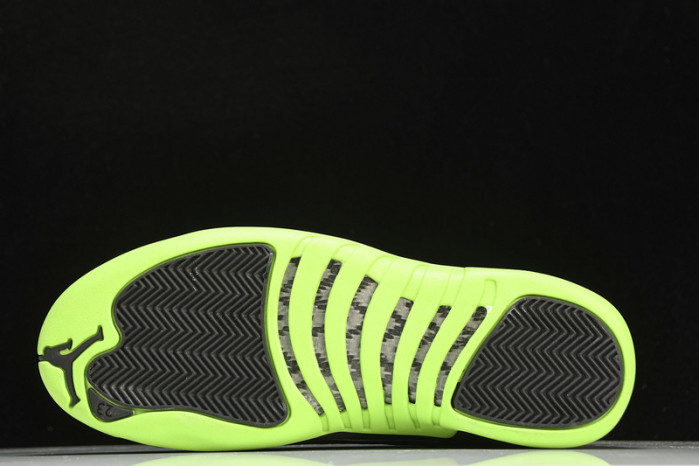air jordan 12 black/green dr8887-101