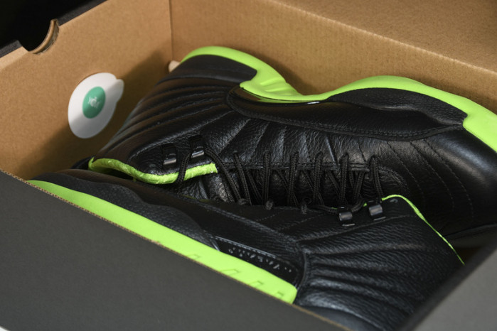 air jordan 12 black/green dr8887-101