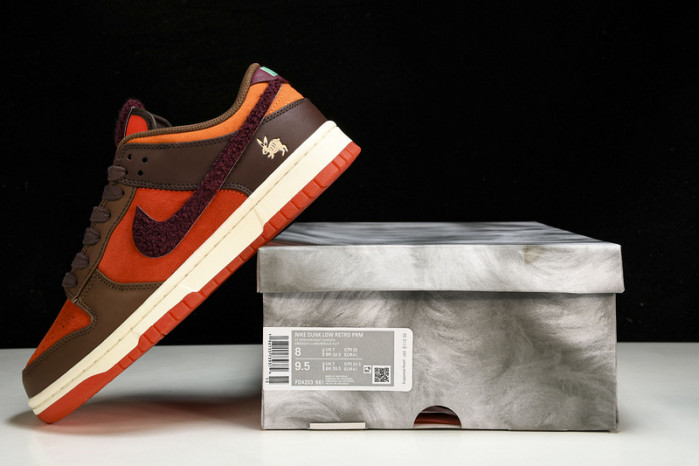 nike dunk low retro prm year of the rabbit light crimson fd4203-661