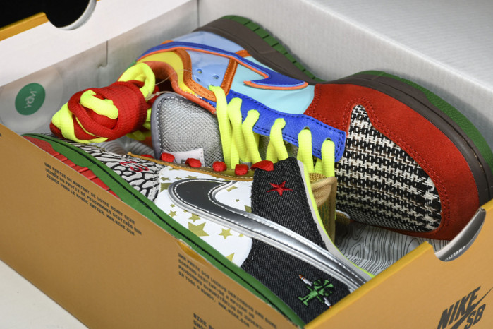 nike sb dunk low what the dunk - 318403-141