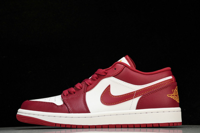 jordan 1 low cardinal red - 553558-607