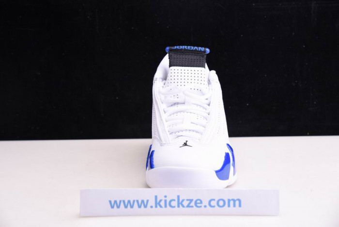 jordan 14 retro white hyper royal - 487471-104