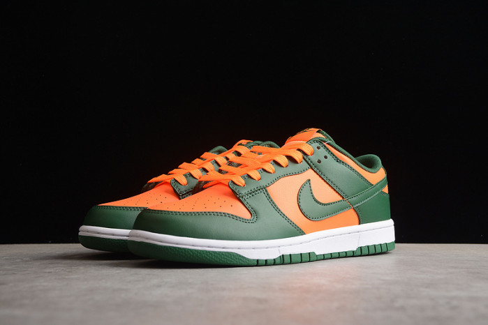 nike dunk low retro miami hurricanes - dd1391-300