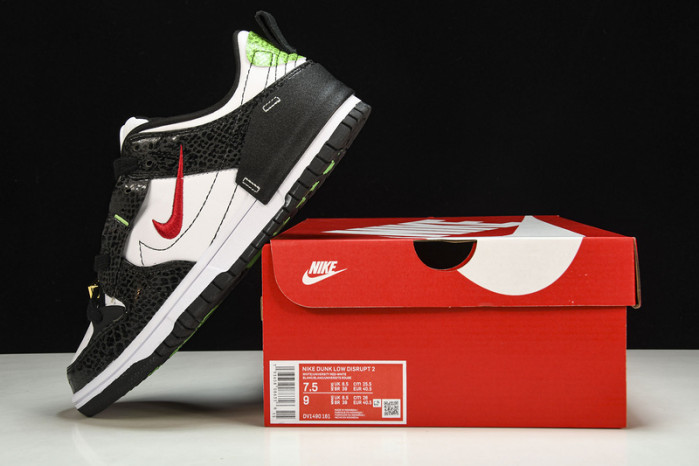 nike dunk low disrupt 2 "white/black" dv1490-161