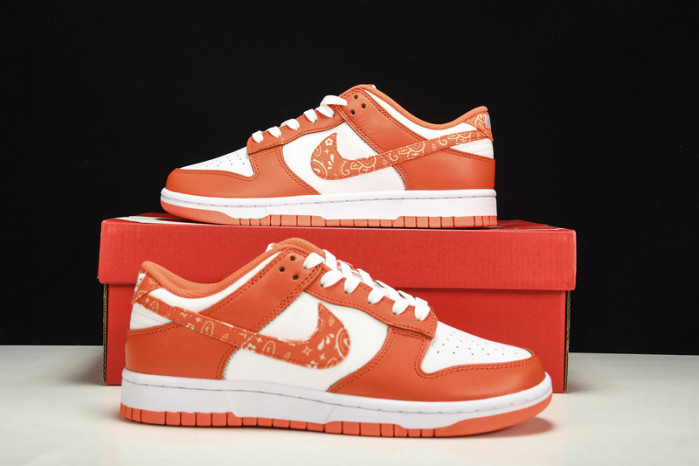 nike dunk low essential paisley pack orange dh4401-103