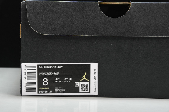 jordan 1 low game royal - 553558-124