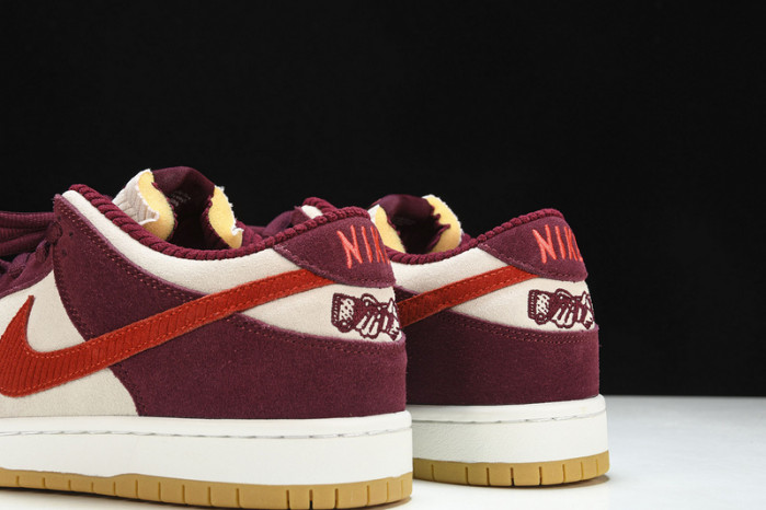 skate like a girl x nike sb dunk low dx4589-600
