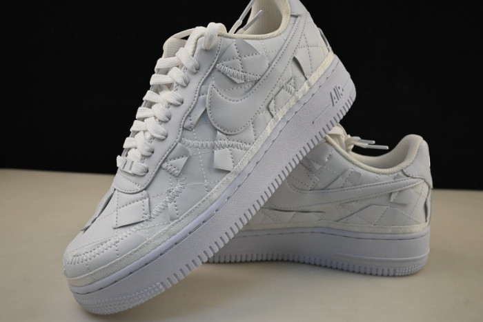 billie eilish nike air force 1 triple white dz3674-100