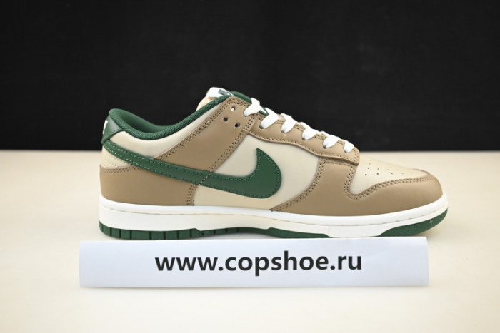 nike dunk low tan green fb7160-231